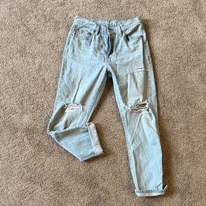 Levi 501 lightly Distressed Jeans